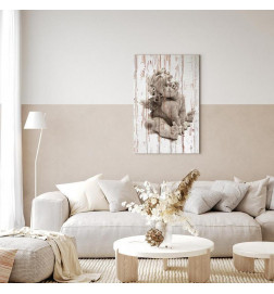 Schilderij - Pensive Cupid (1 Part) Vertical