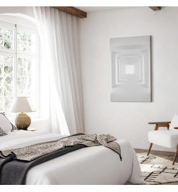 Schilderij - Shadow Tunnel (1 Part) Vertical