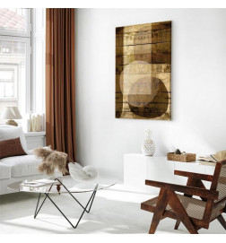 Quadro - Golden Chocolate (1 Part) Vertical