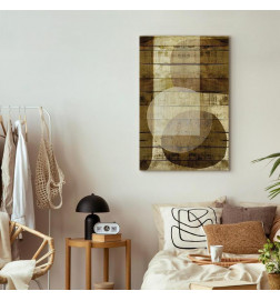 Canvas Print - Golden Chocolate (1 Part) Vertical