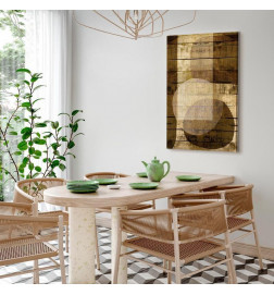 Canvas Print - Golden Chocolate (1 Part) Vertical