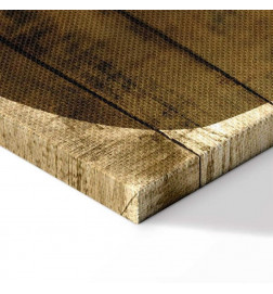 Schilderij - Golden Chocolate (1 Part) Vertical