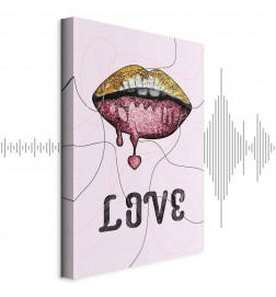 Paveikslas - Liquid Lips (1 Part) Vertical