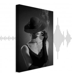 Schilderij - Black Elegance (1 Part) Vertical