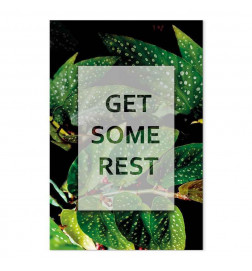 Canvas Print - Get Some Rest (1 Part) Vertical