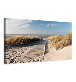 Schilderij - Wild Beach