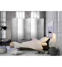 Room Divider - White waves II