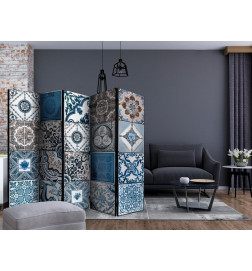 Paravento - Blue Arabesque II