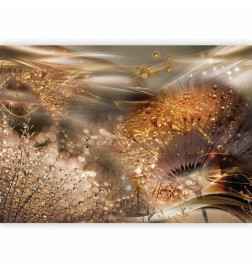 Carta da parati - Dandelions World (Gold)