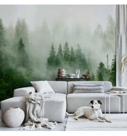 Papier peint - Mountain Forest (Green)