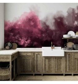 Wall Mural - Watercolour Variation - Red