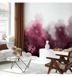 Fotobehang - Watercolour Variation - Red