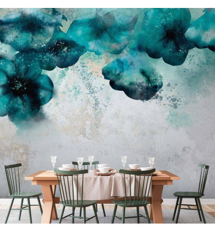 Mural de parede - Blue Poppies