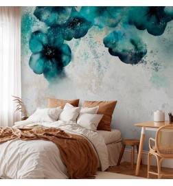 Wall Mural - Blue Poppies