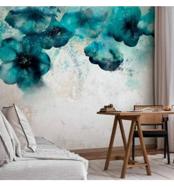 Fotobehang - Blue Poppies