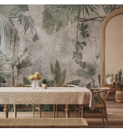 Wall Mural - Rain Forest in the Fog