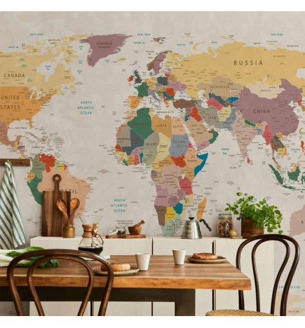 Wall Mural - World Map