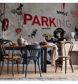 Fototapeet - [Banksy] Graffiti Diveristy