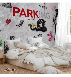 Fototapeta - [Banksy] Graffiti Diveristy