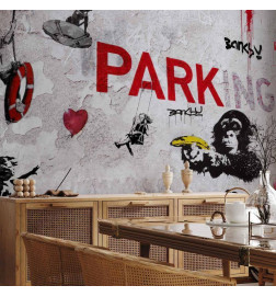 Papier peint - [Banksy] Graffiti Diveristy