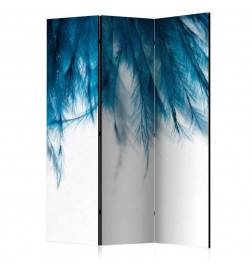 Paravent 3 volets - Sapphire Feathers [Room Dividers]