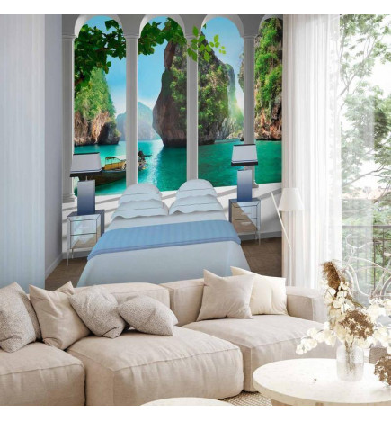 Wall Mural - On the terrace