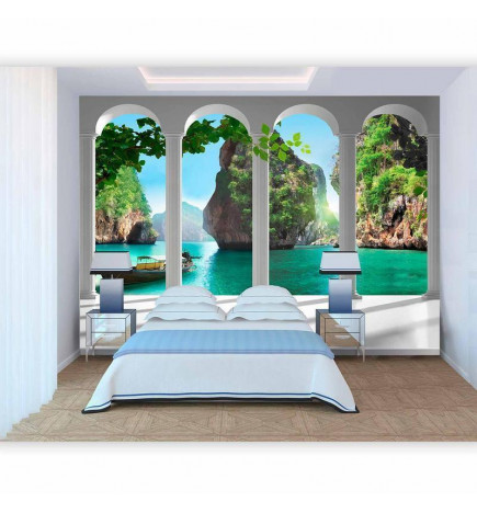 Wall Mural - On the terrace