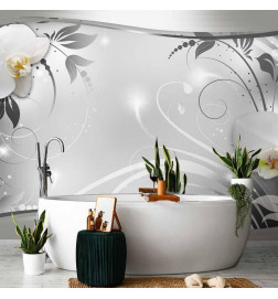 Papier peint - Silver Abstract