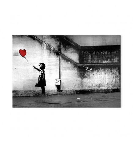 Leinwandbild - hope (Banksy)