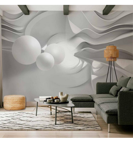 Wall Mural - White Corridors