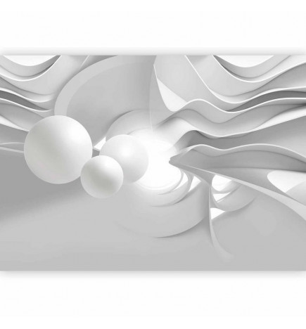 Wall Mural - White Corridors