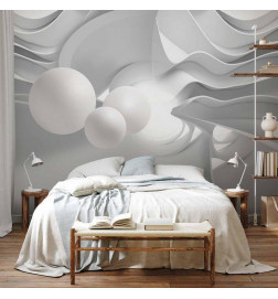 Wall Mural - White Corridors