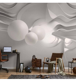 Wall Mural - White Corridors