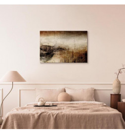 Canvas Print - Damp Colors (1 Part) Wide