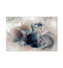 Schilderij - Thoughtful in Blue