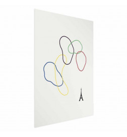 Plakatas - Colorful Circles - digital graphic - minimalism