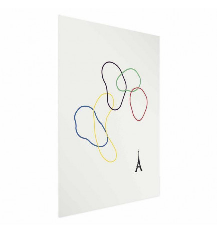 Plakatas - Colorful Circles - digital graphic - minimalism