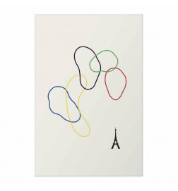 Poster - Colorful Circles - digital graphic - minimalism