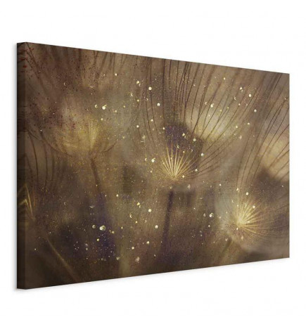 Quadro - Golden Dandelions (1 Part) Wide