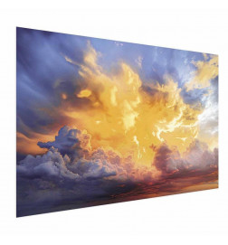 Plakāts - Beautiful Sunset - clouds in warm shades