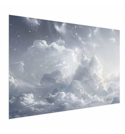 Plakāts - Astral Calm: Stars Scattered Over Delicate Clouds