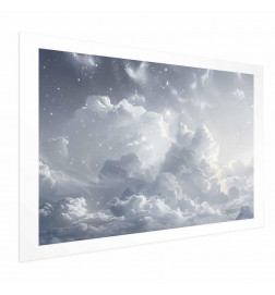 Poster - Astral Calm: Stars Scattered Over Delicate Clouds