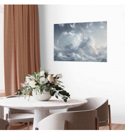 Plakatas - Astral Calm: Stars Scattered Over Delicate Clouds