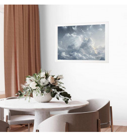 Poster - Astral Calm: Stars Scattered Over Delicate Clouds