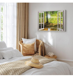 Seinapilt - Window: View on Forest