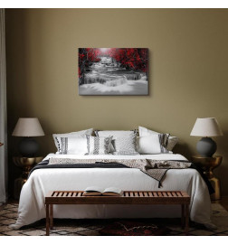 Tableau - Cascade of Thoughts (1 Part) Wide Red