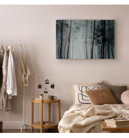 Leinwandbild - Hazy Forest (1 Part) Wide