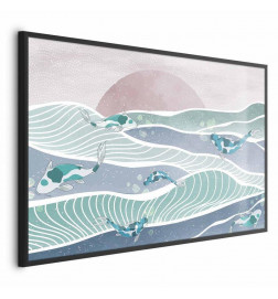 Plakat - Fish on the Waves