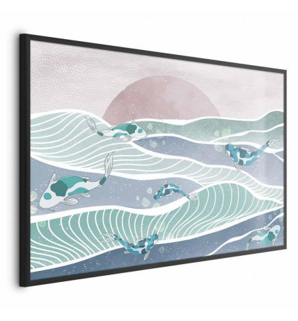 Juliste - Fish on the Waves