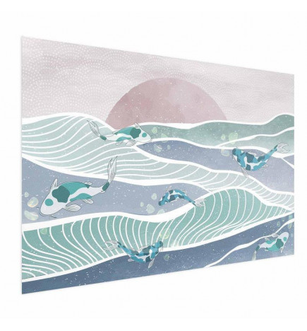 Plakatas - Fish on the Waves